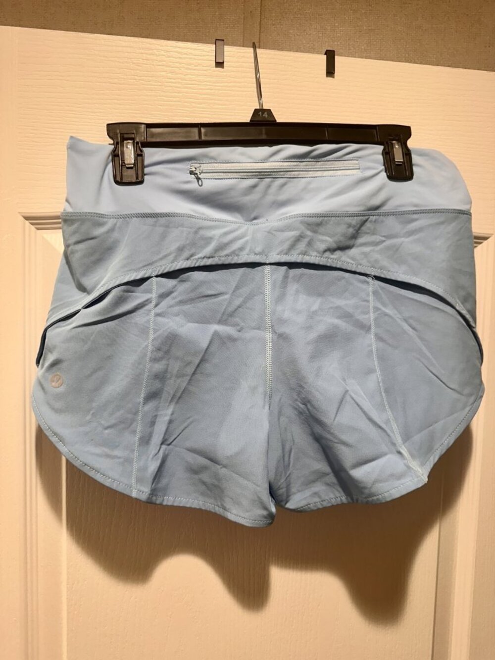 Women's Lined Baby Blue Running Shorts - Brand new!